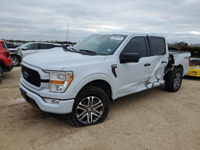 1FTEW1CP4NKD49838 - 2022 FORD F150 SUPERCREW WHITE photo 1