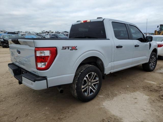 1FTEW1CP4NKD49838 - 2022 FORD F150 SUPERCREW WHITE photo 3