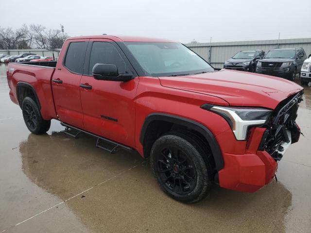 5TFLA5DA1NX044601 - 2022 TOYOTA TUNDRA DOUBLE CAB SR RED photo 4