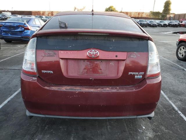 JTDKB20U840017622 - 2004 TOYOTA PRIUS BURGUNDY photo 6