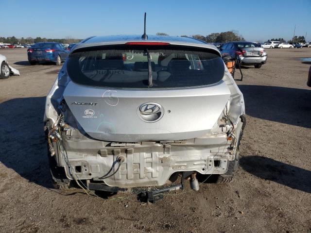 KMHCU5AE3DU066691 - 2013 HYUNDAI ACCENT GLS SILVER photo 6