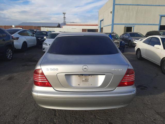 WDBNG84J83A341775 - 2003 MERCEDES-BENZ S 500 4MATIC SILVER photo 6