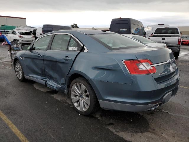 1FAHP2JW2AG124766 - 2010 FORD TAURUS LIMITED TEAL photo 2