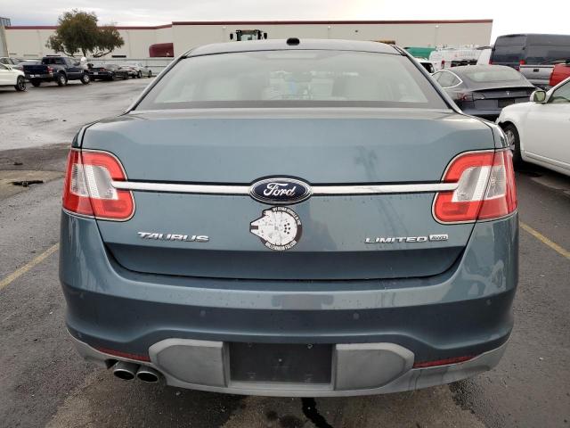 1FAHP2JW2AG124766 - 2010 FORD TAURUS LIMITED TEAL photo 6