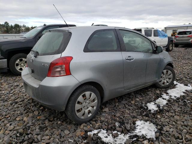 JTDJT923685206090 - 2008 TOYOTA YARIS SILVER photo 3