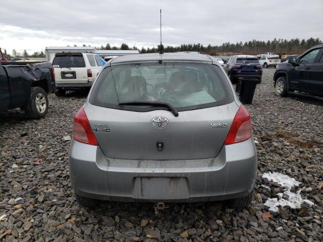 JTDJT923685206090 - 2008 TOYOTA YARIS SILVER photo 6