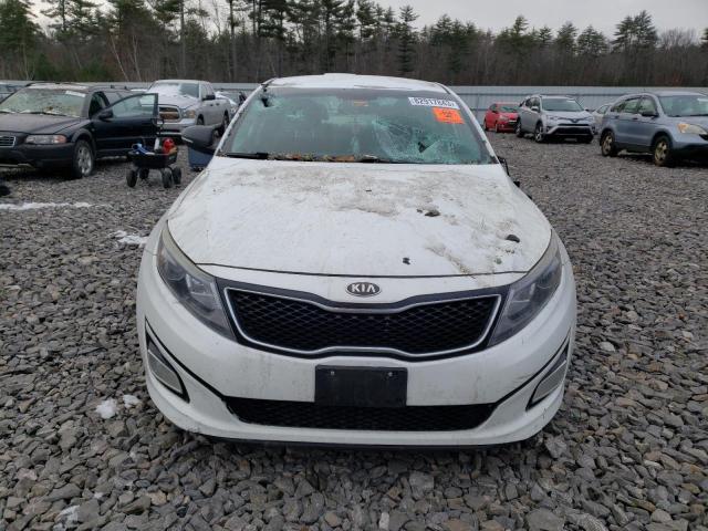 5XXGM4A75FG375704 - 2015 KIA OPTIMA LX WHITE photo 5