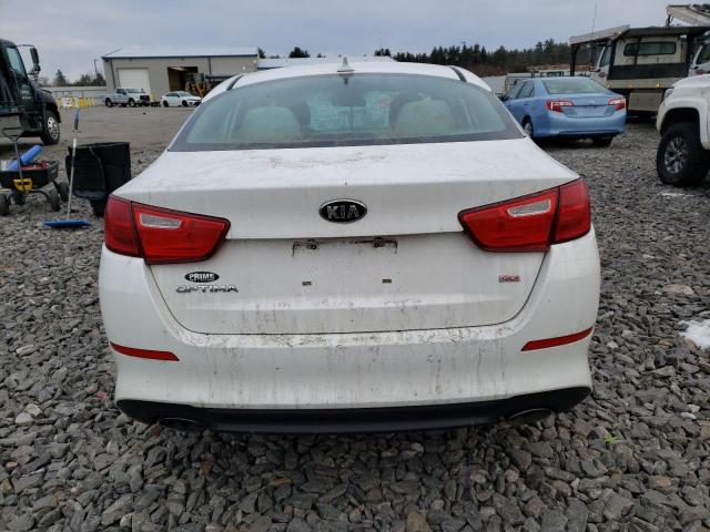 5XXGM4A75FG375704 - 2015 KIA OPTIMA LX WHITE photo 6