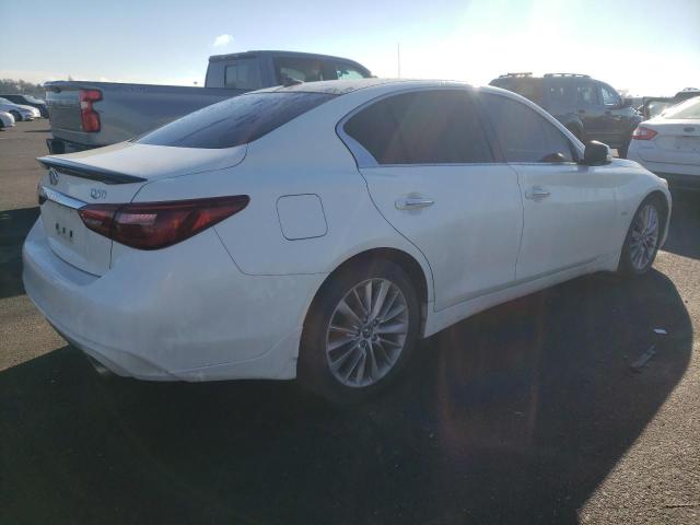 JN1EV7APXKM513959 - 2019 INFINITI Q50 LUXE WHITE photo 3