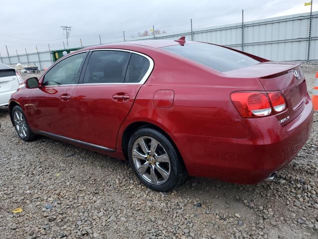 JTHCE96S680021120 - 2008 LEXUS GS 350 RED photo 2