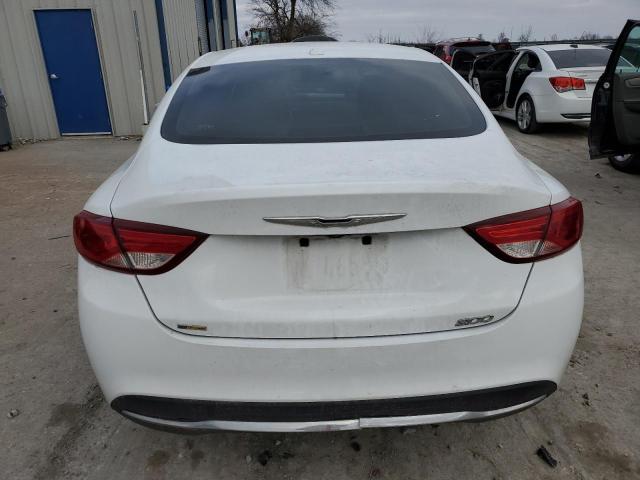 1C3CCCAB3FN607970 - 2015 CHRYSLER 200 LIMITED WHITE photo 6