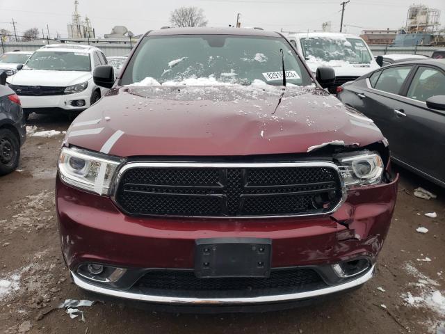 1C4RDJAG7HC709788 - 2017 DODGE DURANGO SXT RED photo 5