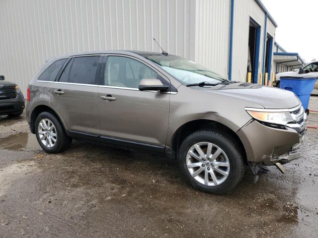 2FMDK3KC3EBB60055 - 2014 FORD EDGE LIMITED GRAY photo 4