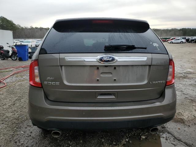 2FMDK3KC3EBB60055 - 2014 FORD EDGE LIMITED GRAY photo 6