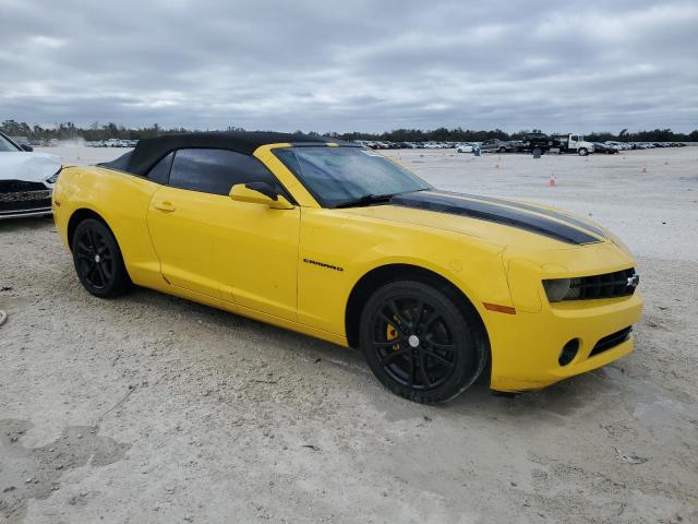 2G1FB3D31C9116739 - 2012 CHEVROLET CAMARO LT YELLOW photo 4