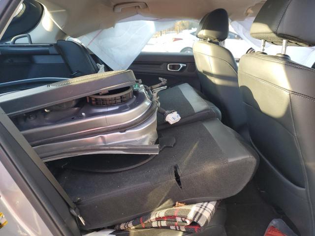 19XFL1H72NE017843 - 2022 HONDA CIVIC EXL ვერცხლისფერი ფოტო 10