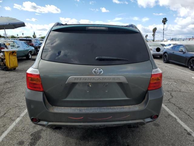 5TDZK3EH0AS019356 - 2010 TOYOTA HIGHLANDER GREEN photo 6