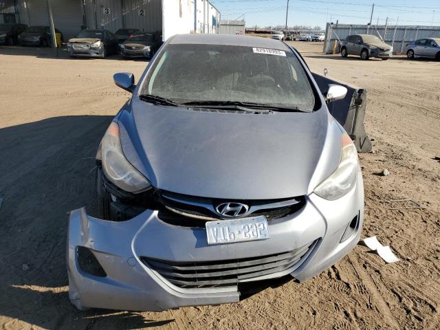 KMHDH4AE7DU543142 - 2013 HYUNDAI ELANTRA GLS SILVER photo 5