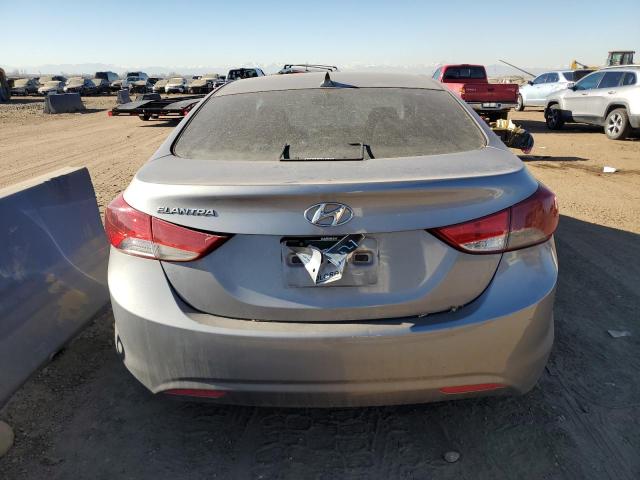 KMHDH4AE7DU543142 - 2013 HYUNDAI ELANTRA GLS SILVER photo 6