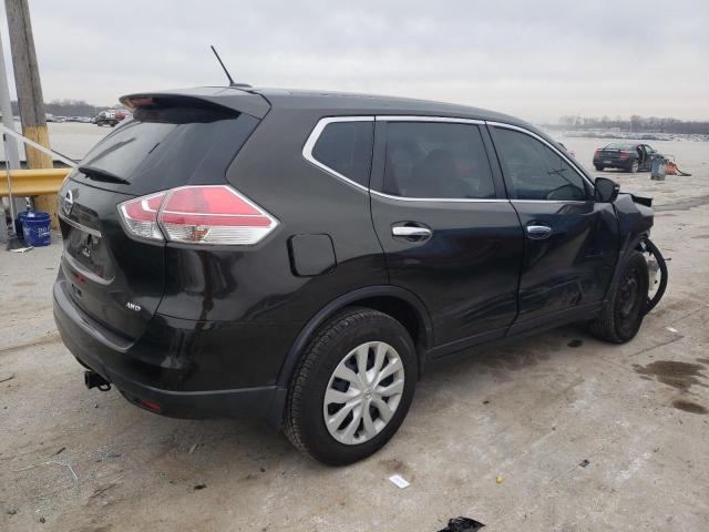 KNMAT2MV4FP544997 - 2015 NISSAN ROGUE S BLACK photo 3