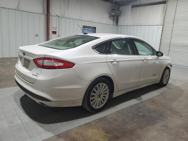 3FA6P0LU0GR178642 - 2016 FORD FUSION SE HYBRID WHITE photo 3