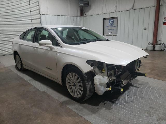 3FA6P0LU0GR178642 - 2016 FORD FUSION SE HYBRID WHITE photo 4