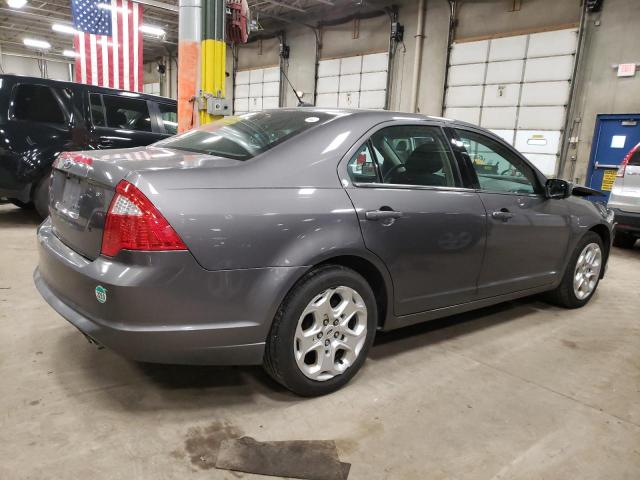 3FAHP0HA6BR221459 - 2011 FORD FUSION SE GRAY photo 3