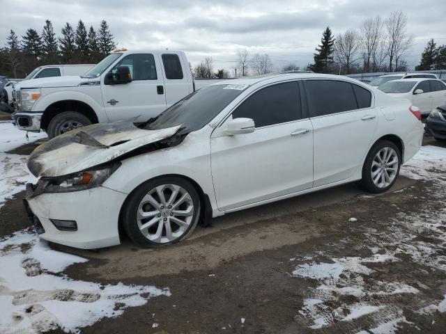 1HGCR2F99EA800898 - 2014 HONDA ACCORD TOURING WHITE photo 1