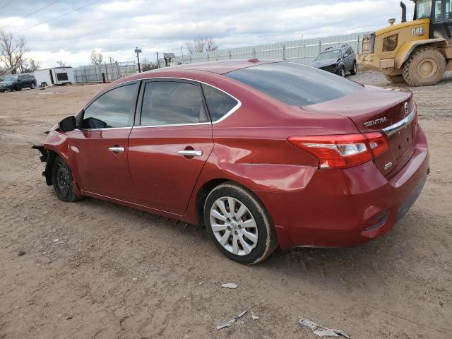 3N1AB7AP5GY288751 - 2016 NISSAN SENTRA S RED photo 2