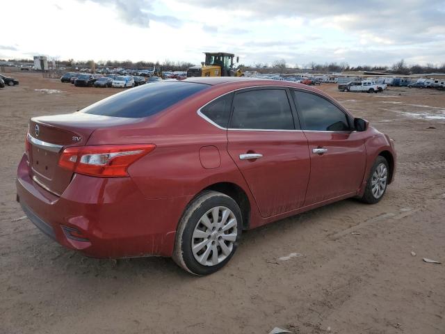 3N1AB7AP5GY288751 - 2016 NISSAN SENTRA S RED photo 3