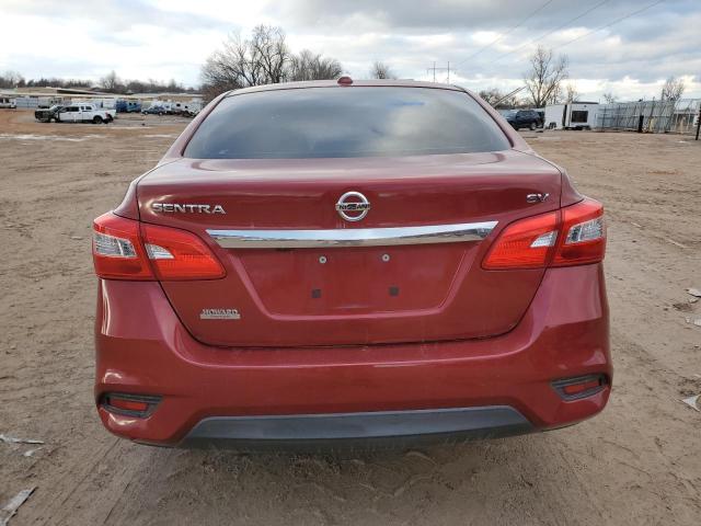3N1AB7AP5GY288751 - 2016 NISSAN SENTRA S RED photo 6