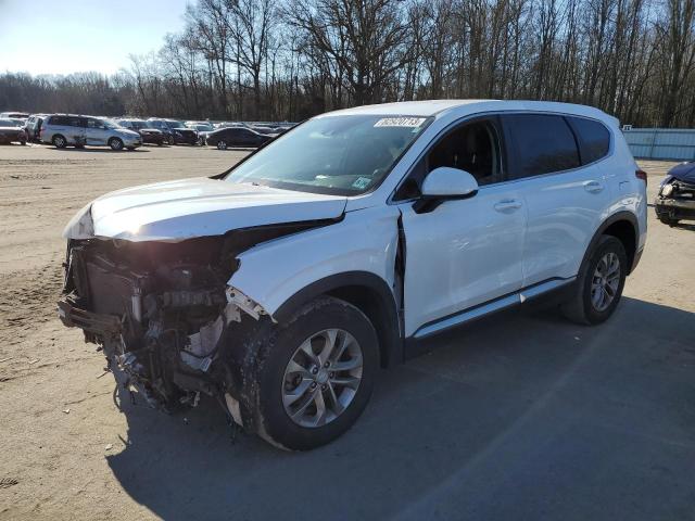 5NMS2CAD5KH115380 - 2019 HYUNDAI SANTA FE SE WHITE photo 1