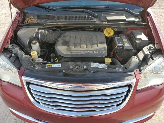 2C4RC1BG0ER439744 - 2014 CHRYSLER TOWN & COU TOURING RED photo 12