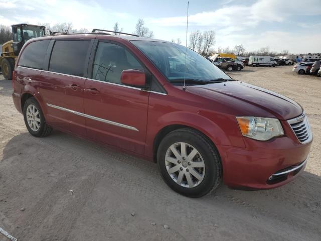 2C4RC1BG0ER439744 - 2014 CHRYSLER TOWN & COU TOURING RED photo 4