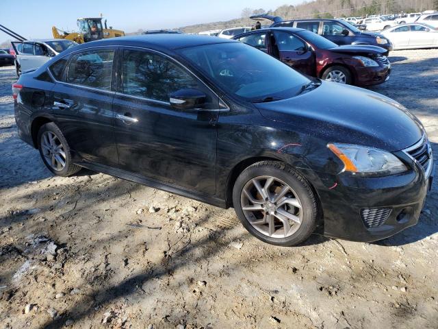 3N1AB7AP8FY339643 - 2015 NISSAN SENTRA S BLACK photo 4