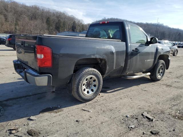 1GCEC14X67Z609092 - 2007 CHEVROLET SILVERADO C1500 CLASSIC BLACK photo 3