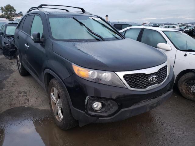 5XYKU4A26CG243184 - 2012 KIA SORENTO EX BLACK photo 4