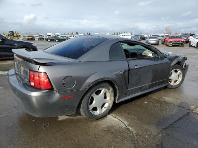 1FAFP40654F135646 - 2004 FORD MUSTANG GRAY photo 3