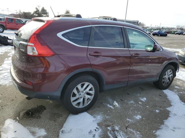 5J6RM4H5XFL022897 - 2015 HONDA CR-V EX MAROON photo 3