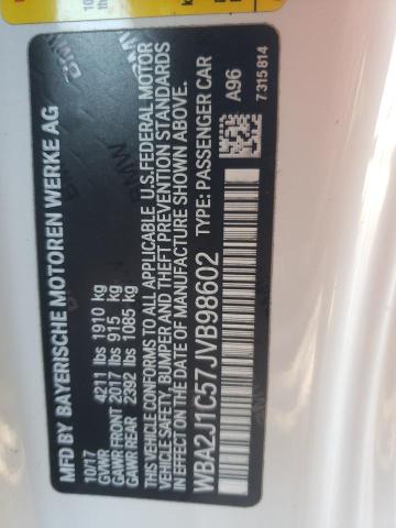 WBA2J1C57JVB98602 - 2018 BMW 230I Weiß Foto 12