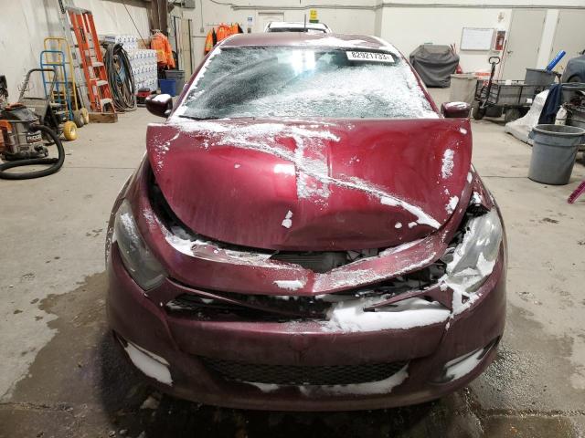 1C3CDFBB4FD338171 - 2015 DODGE DART SXT RED photo 5