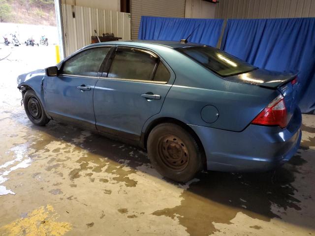 3FAHP0HA0AR323757 - 2010 FORD FUSION SE BLUE photo 2