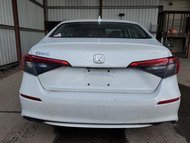 2HGFE2F2XNH518461 - 2022 HONDA CIVIC LX WHITE photo 6