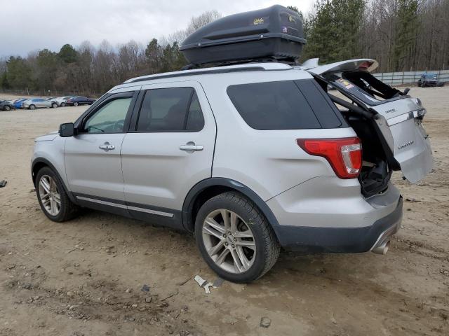 1FM5K7F81GGA74353 - 2016 FORD EXPLORER LIMITED SILVER photo 2