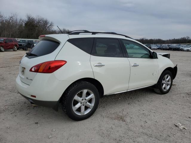 JN8AZ18W19W131736 - 2009 NISSAN MURANO S WHITE photo 3