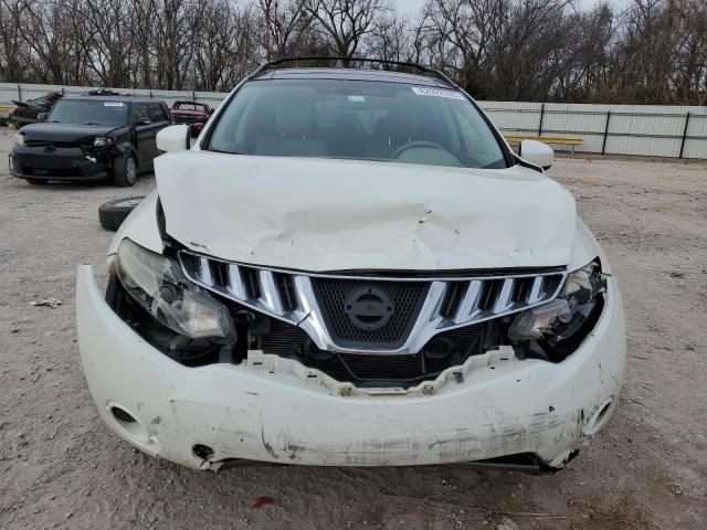 JN8AZ18W19W131736 - 2009 NISSAN MURANO S WHITE photo 5