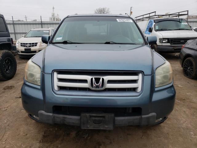 5FNYF18676B016030 - 2006 HONDA PILOT EX BLUE photo 5