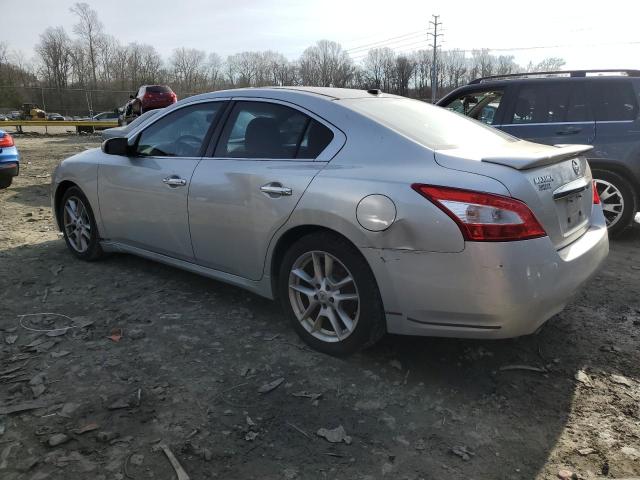 1N4AA5AP9AC872421 - 2010 NISSAN MAXIMA S SILVER photo 2