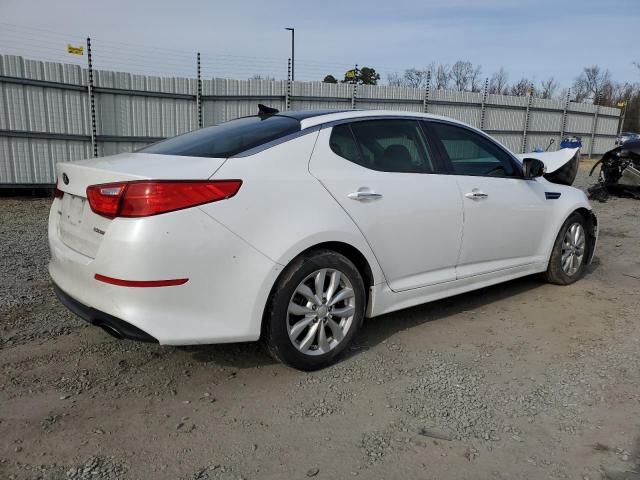 5XXGN4A77FG492584 - 2015 KIA OPTIMA EX WHITE photo 3