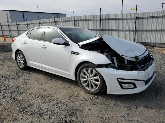 5XXGN4A77FG492584 - 2015 KIA OPTIMA EX WHITE photo 4